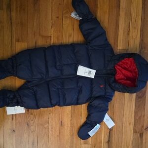 Polo by Ralph Lauren Kids Puffer Jacket - Navy and Red